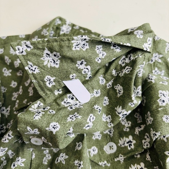 Good Man Brand Men’s Lightweight Cotton Flower Print Button Down Shirt Size XL - Picture 7 of 8